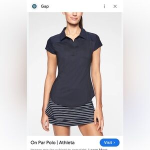 Athleta On Par Polo Tee